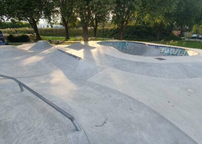 Le second bowl avec un rail attenant