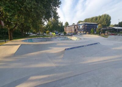 Plan large du skatepark du B'Twin Village