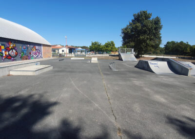 Skatepark de Lanton en plan large