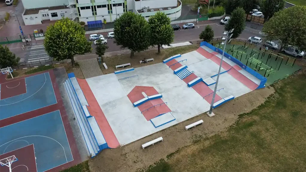 Le skatepark de Villeneuve-la-Garenne (92)