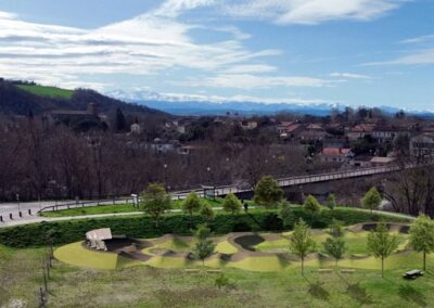 Présentation complète de la pumptrack de Carbonne (31)