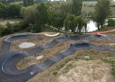 Présentation complète du pumptrack de Lautrec (81) inauguré début octobre 2024