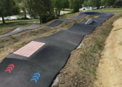 Présentation complète du pumptrack de Lautrec (81) inauguré début octobre 2024