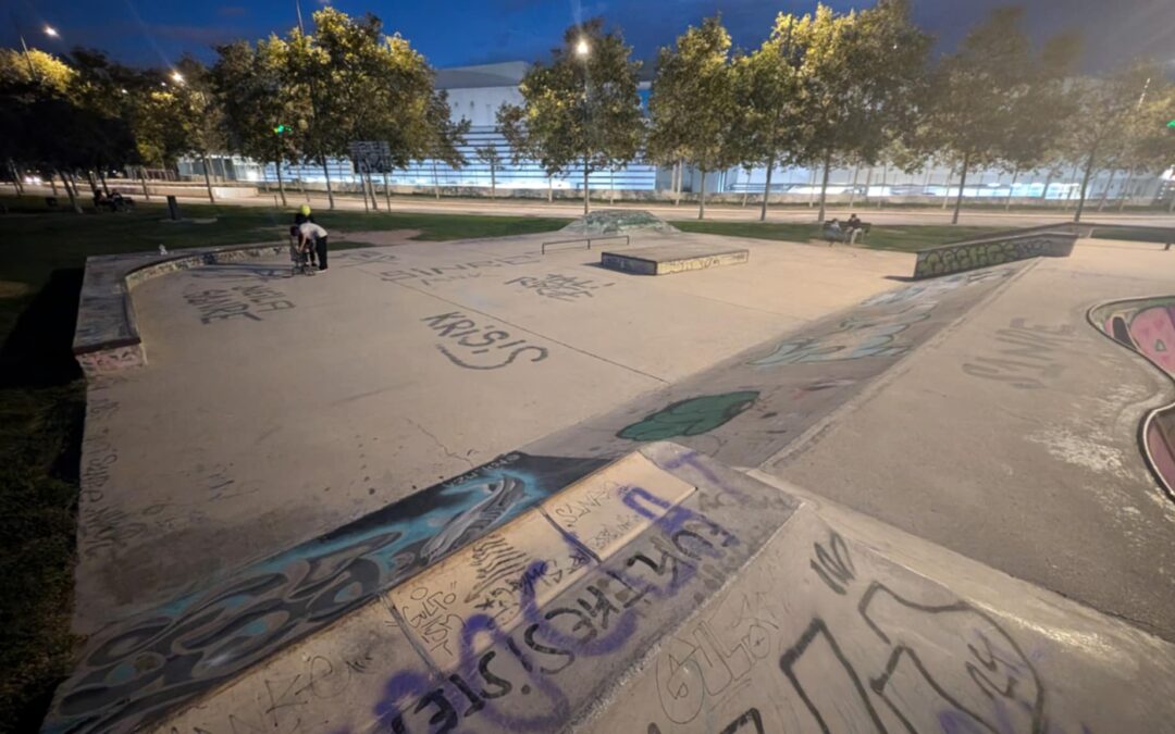 Le skatepark de Castelldefels (Espagne)