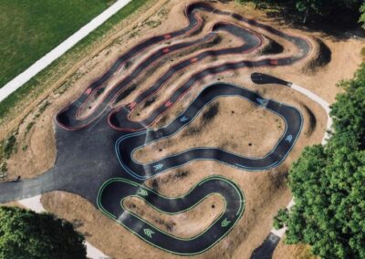 Présentation complète de la pumptrack d' Hermanville situé dans le département du Calvados (14).