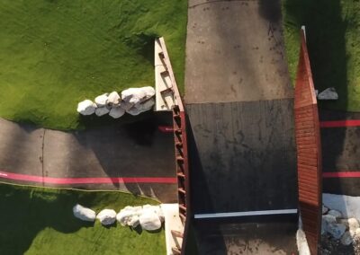 Présentation complète de la pumptrack de La Roquebillière (06) avec son impressionnant passage sous un pont