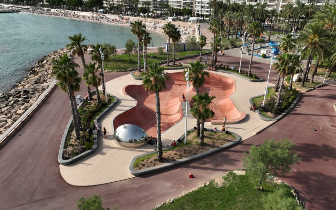 Le skatepark de la Roseraie à Cannes (06)