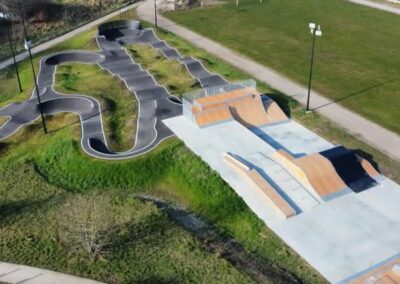 Pumptrack-Skatepark de Fort-Mahon-Plage