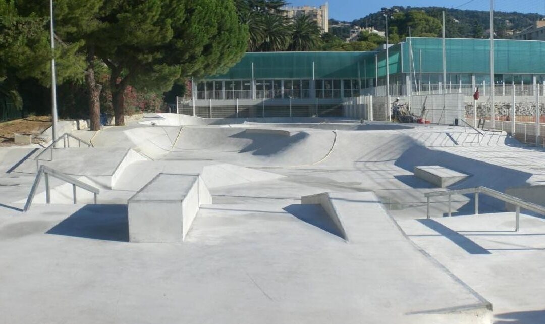 Skatepark en béton Nice Falicon