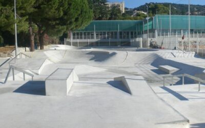 Skatepark en béton Nice Falicon