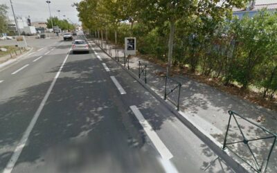 Bande cyclable de l’entrée de Palavas