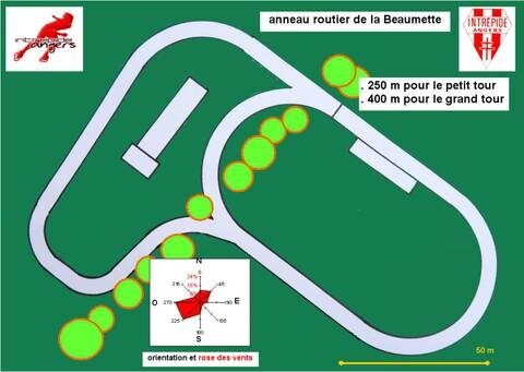 Circuit routier de la Baumette à Angers