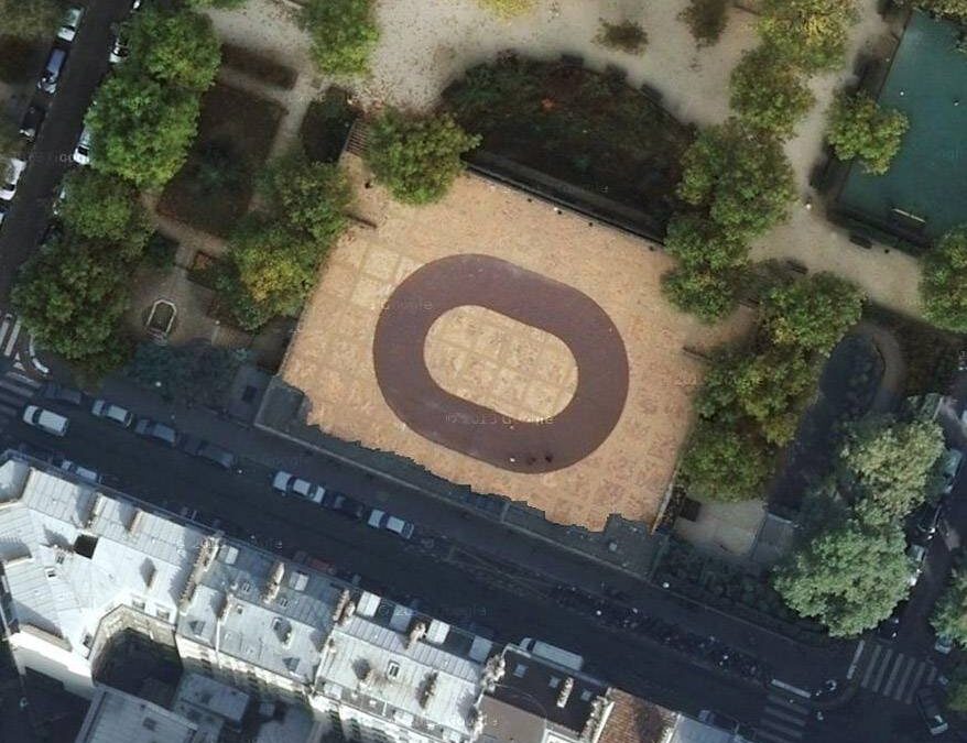 Ovale asphalté pour enfant à Paris