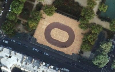 Ovale asphalté pour enfant à Paris