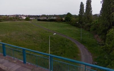 Piste cyclable Fernand Vercher à Châtellerault