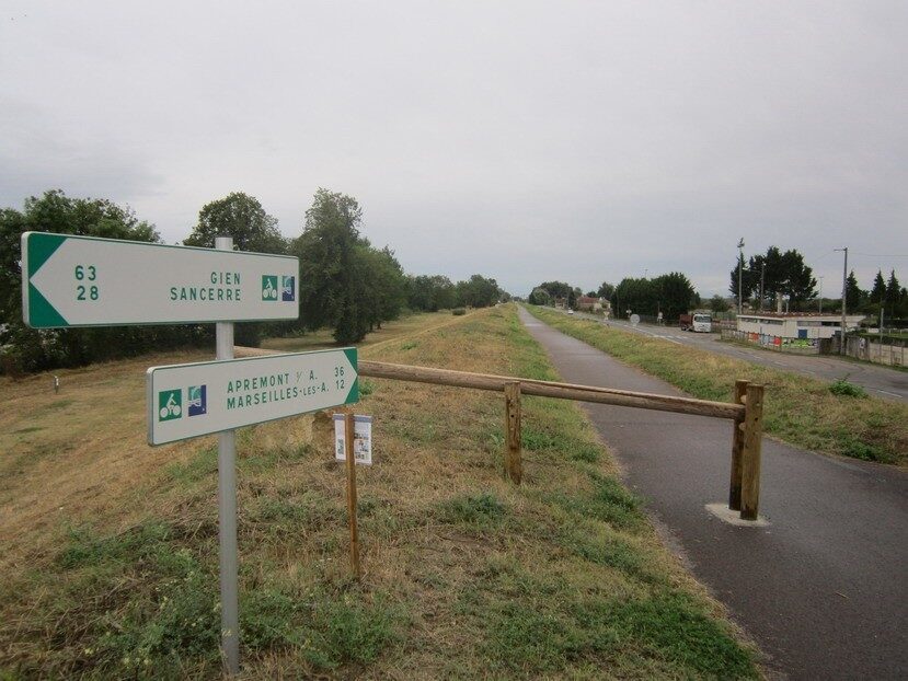 Piste cyclable Fourchambault-Pouilly sur Loire