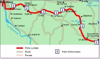 Piste cyclable de l&rsquo;Entre Deux Mers Roger Lapébie