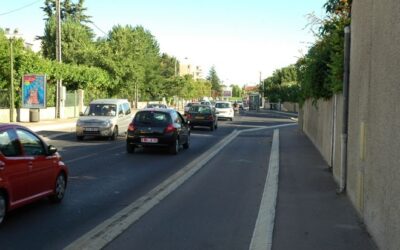 Piste cyclable de la Pompignane à Montpellier