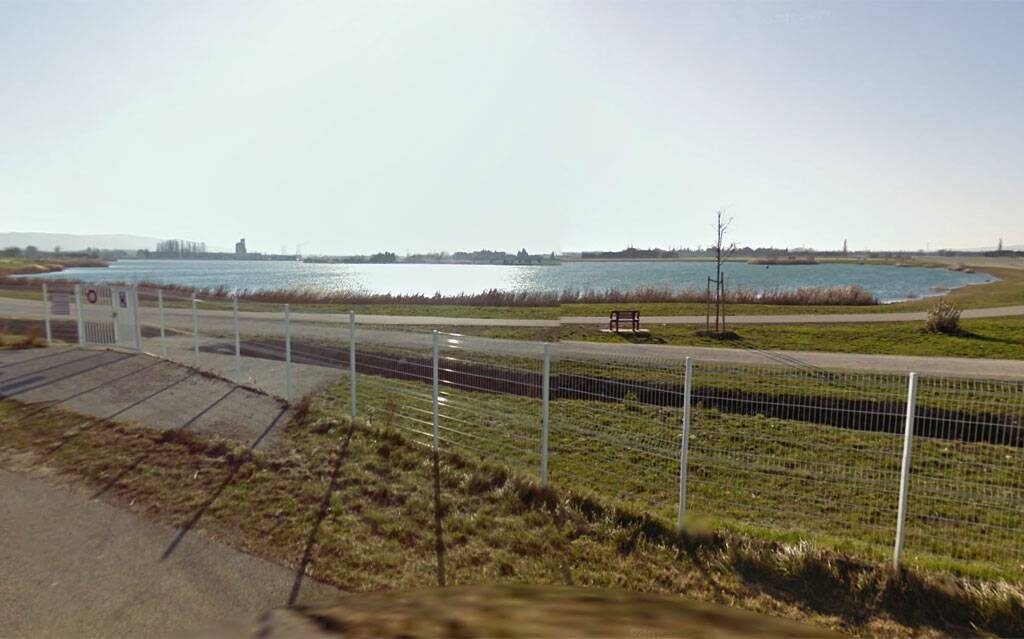 Piste cyclable de la base nautique de Pierrelatte