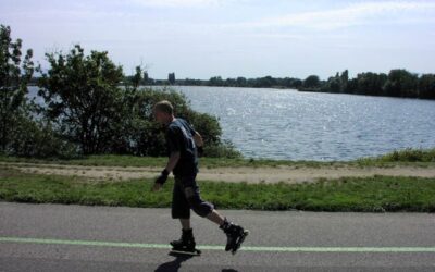 Piste cyclable du lac de Divonne-les-Bains