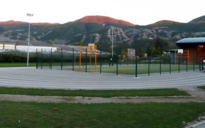 Piste d&rsquo;athlétisme en dur de La-Saulce