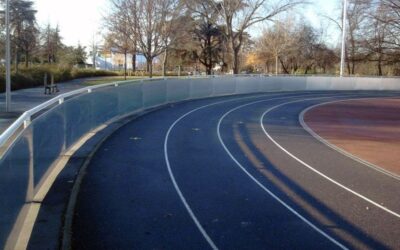 Piste d’athlétisme en dur de la porte de la Muette à Paris