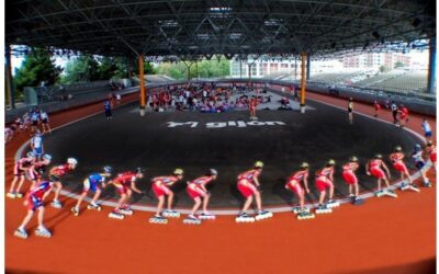 Piste de roller course couverte de Gijón