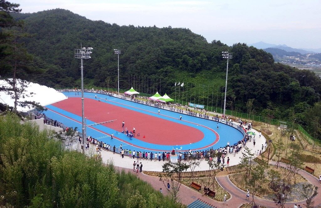 Piste de roller course d&rsquo;Andong