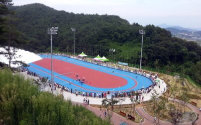 Piste de roller course d&rsquo;Andong