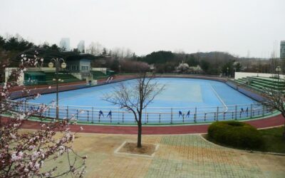 Piste de roller course d&rsquo;Incheon