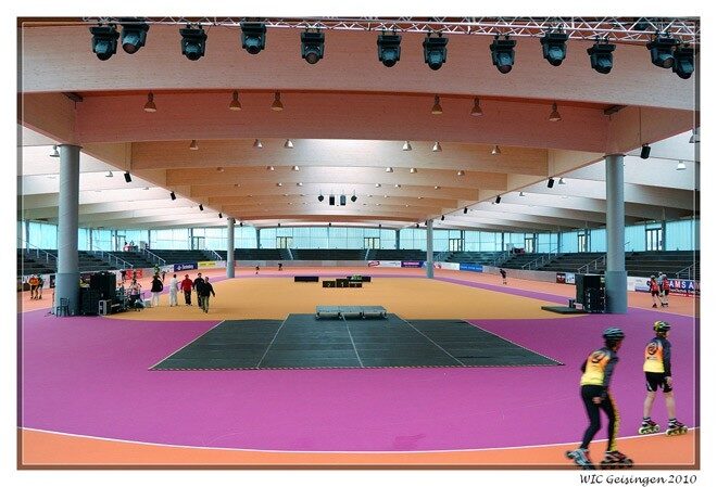 Piste de roller course indoor Arena Geisingen