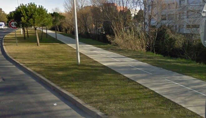 Piste des Hauts de Massane à Montpellier