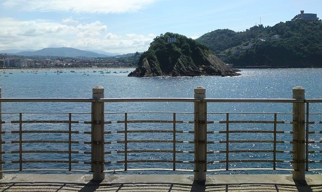 Piste du front de mer à Donostia (San Sebastián)