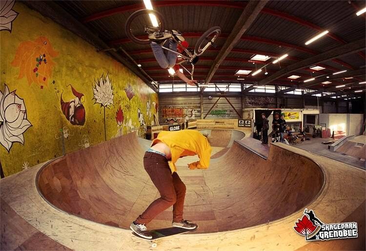 Skatepark La bifurk à Grenoble