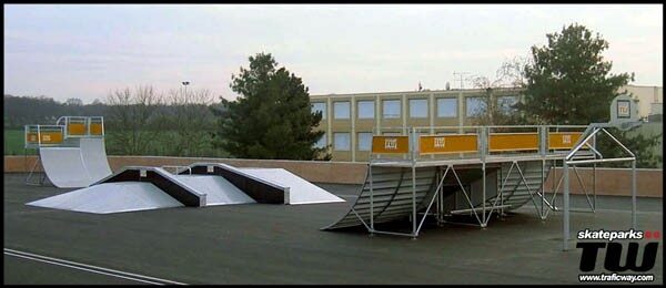 Skatepark au complexe de glisse de Montgeron