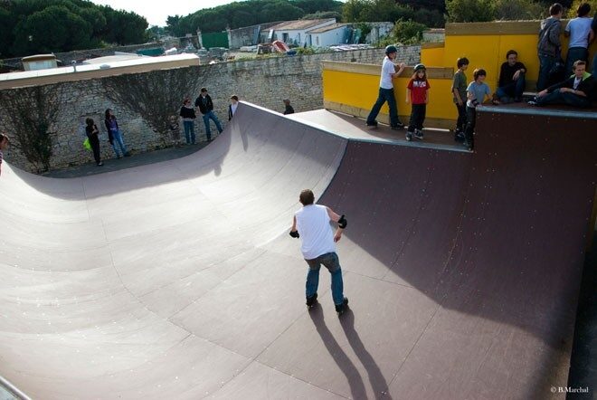 Skatepark de la Flotte en Ré