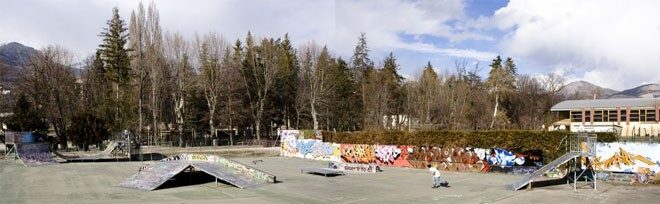 Skatepark de la pépinière de Gap