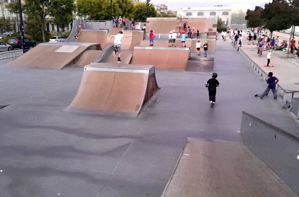 Skatepark du quai des Chartrons à Bordeaux