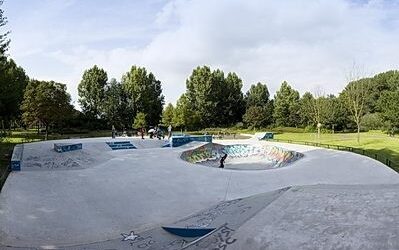 Skatepark en béton d&rsquo;Eindhoven
