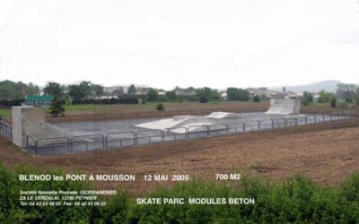 Skatepark en béton de Blénod-lès-Pont-à-Mousson