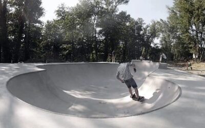 Skatepark en béton de Dardilly