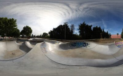Skatepark en béton de Nîmes