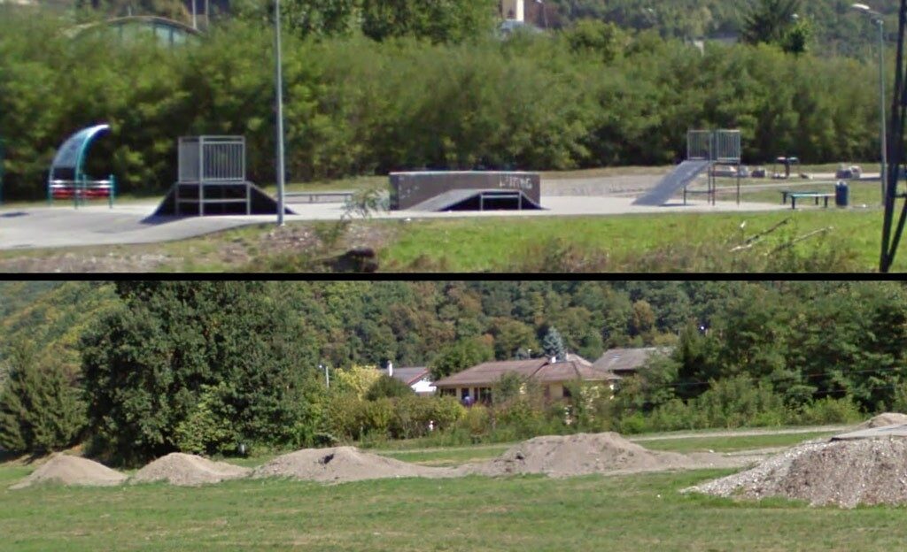 Skatepark et champ de bosse de La Bâthie