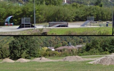Skatepark et champ de bosse de La Bâthie