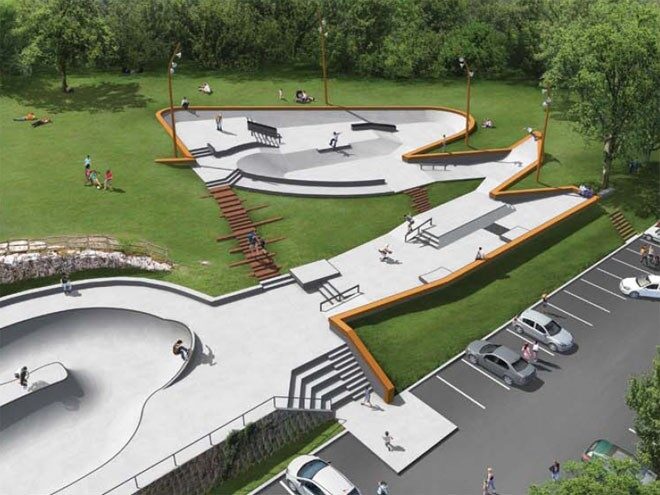 Streetpark et bowl des marquisats à Annecy