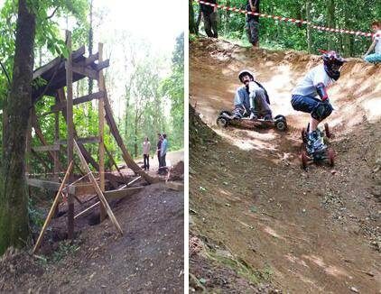 Terrain de mountainboard d’Arzano
