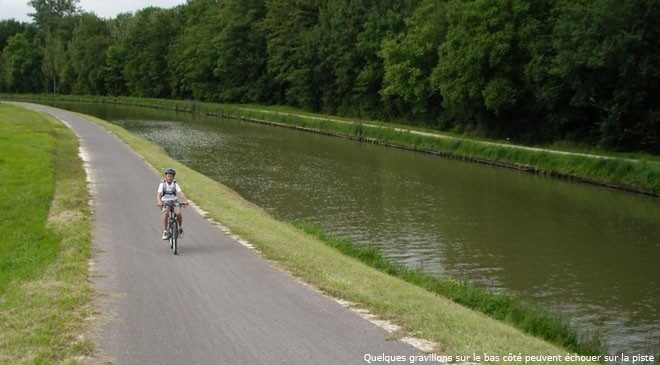 Voies sur berges du canal du Nivernais