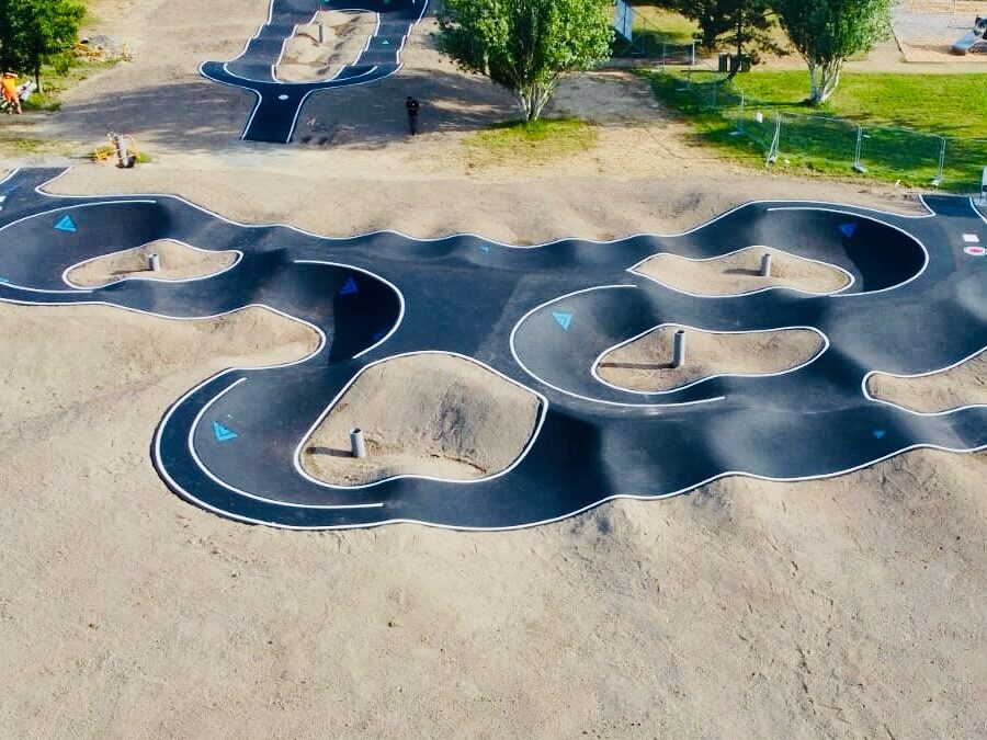 La pumptrack de Saint-Hilaire de Riez (85)