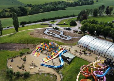La pumptrack du capfun mirabelle à Volstroff (57)