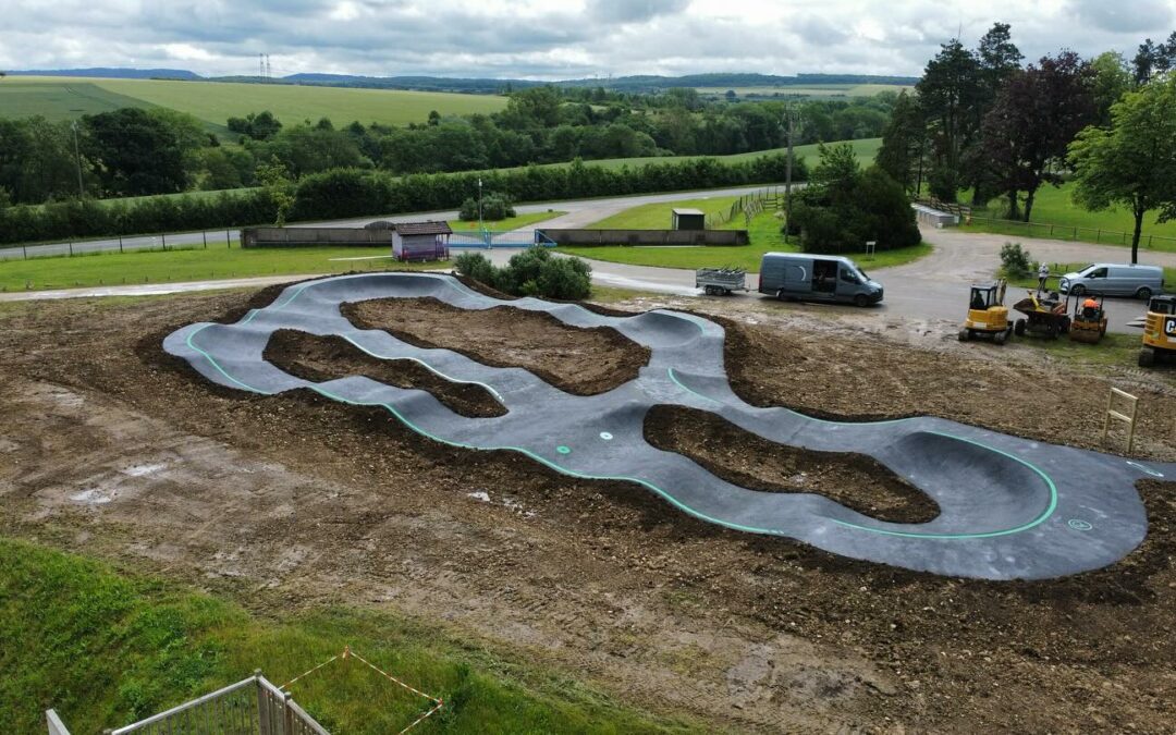 La pumptrack du Capfun Mirabelle à Volstroff (57)